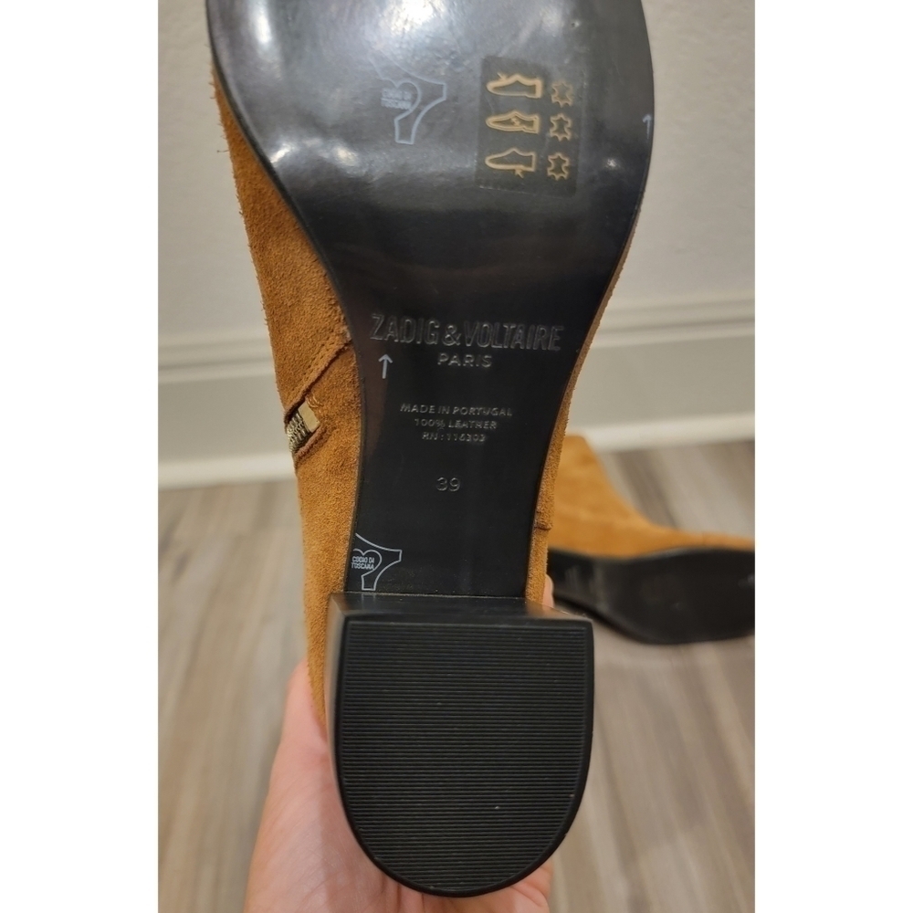 Zadig & Voltaire Lena Suede Ankle Boots - Picture 11 of 14